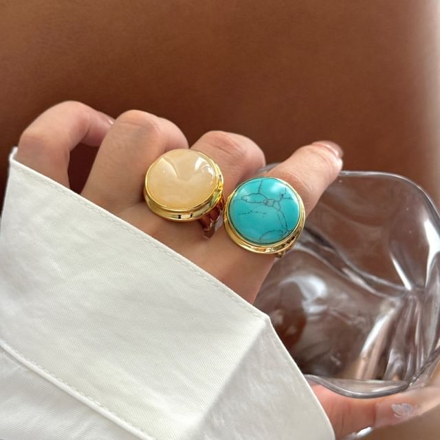 Sharkkira-Adjustable Dome Ring