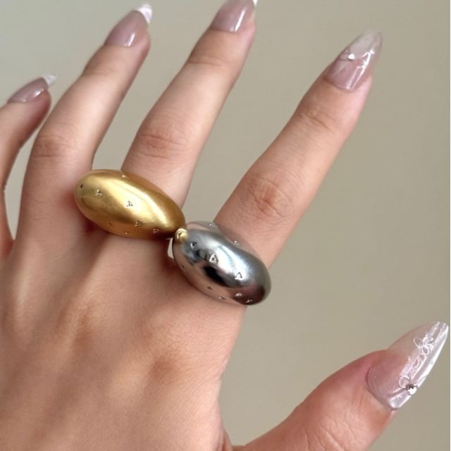 Sharkkira-Dome Thick Ring