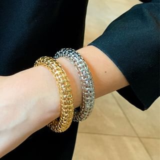 Sharkkira-False Woven Alloy Bangle