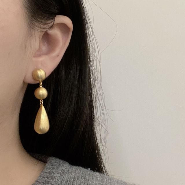 Sharkkira-Matte Drop Earring