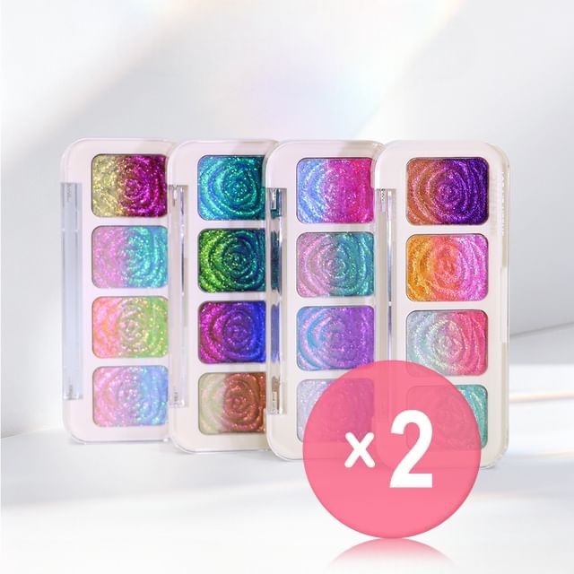 SheenEffect-Prism Petal Quartet Palette - 4 Types 2pcs Bundle Set