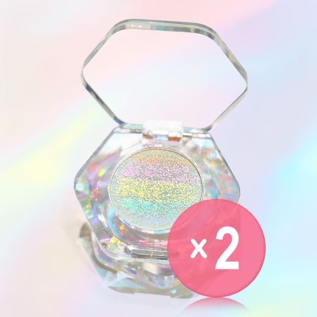 SheenEffect-Rainbow Holographic Chameleon Eyeshadow 2pcs Bundle Set