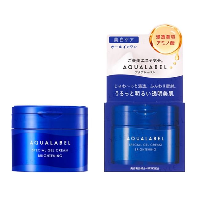 フェイスジェル・ゲル AQUA BEAUTY Thuyetuy Shakumi ALL CLEAR Shiseido - Aqualabel Special Gel Cream EX Brightening | YesStyle