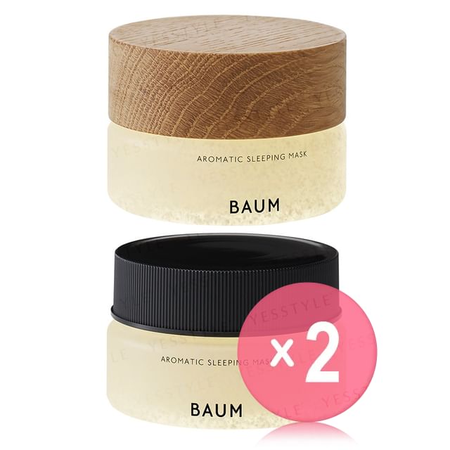 Shiseido-BAUM Aromatic Sleeping Mask 2pcs Bundle Set
