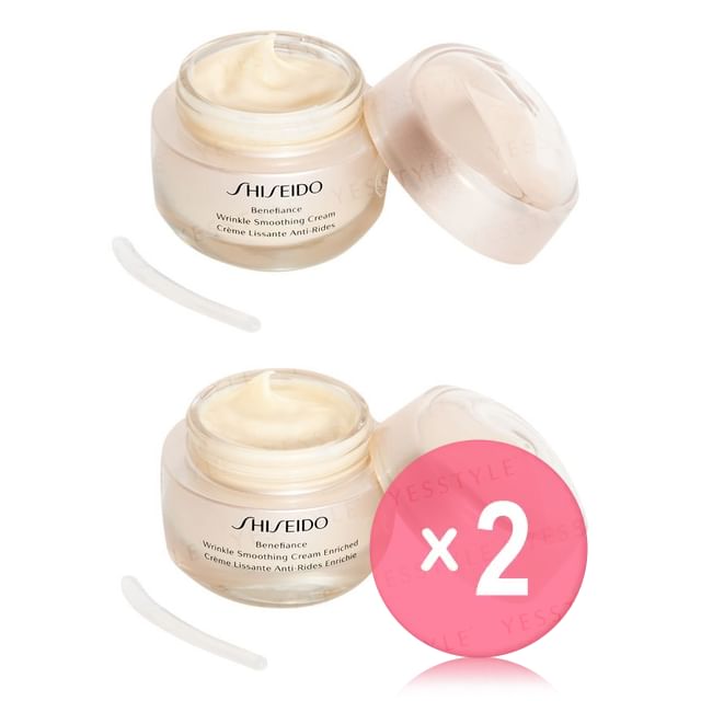 Shiseido-Benefiance Wrinkle Smoothing Cream 2pcs Bundle Set