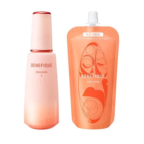 新品未開封　BENEFIQUE Lotion III & Emulsion II Amazon.co.jp: 資生堂 ベネフィーク ローション Ⅲ つめかえ用 180mL
