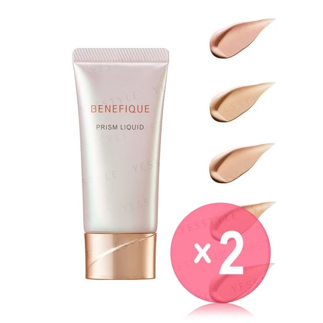 Shiseido-Benefique Prism Liquid SPF 30 PA 2pcs Bundle Set
