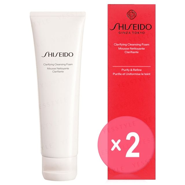 Shiseido-Clarifying Cleansing Foam 2pcs Bundle Set