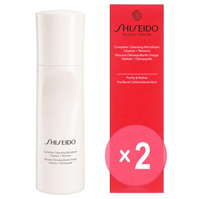 Shiseido-Complete Cleansing Microfoam 2pcs Bundle Set
