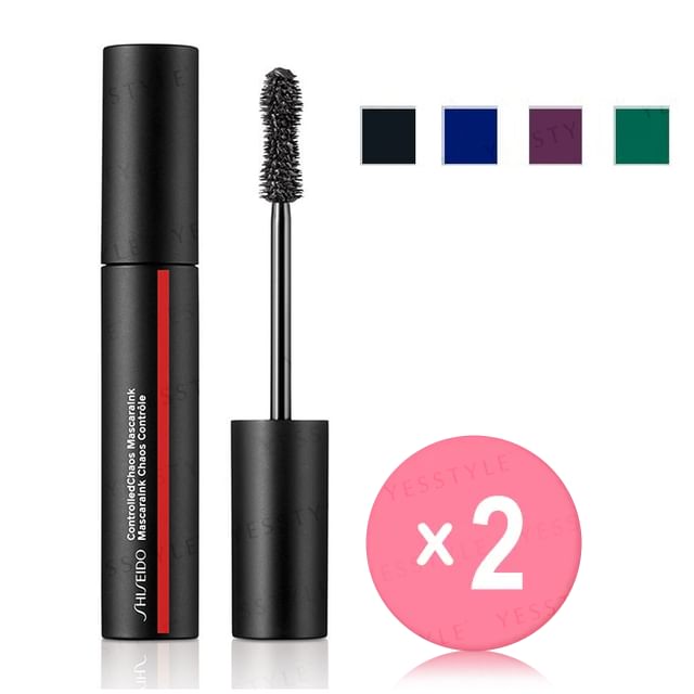 Shiseido-Controlledchaos MascaraInk 2pcs Bundle Set