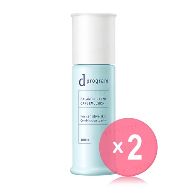Shiseido-D Program Balancing Acne Care Emulsion EX 2pcs Bundle Set
