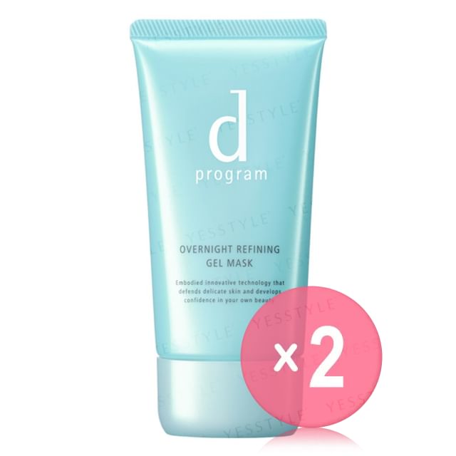 Shiseido-D Program Overnight Refining Gel Mask 2pcs Bundle Set