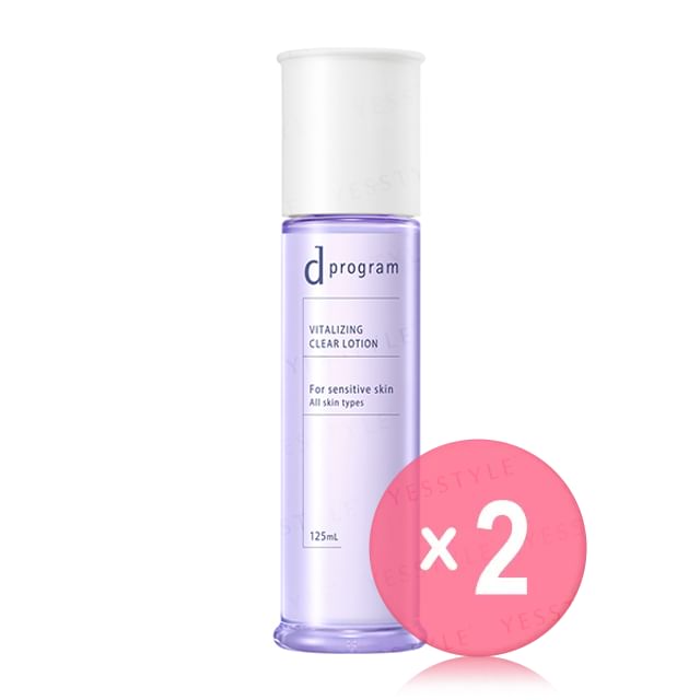 Shiseido-D Program Vitalizing Clear Lotion EX 2pcs Bundle Set
