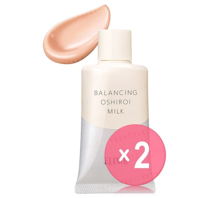 Shiseido-Elixir Balancing Oshiroi Milk SPF 50 PA 2pcs Bundle Set