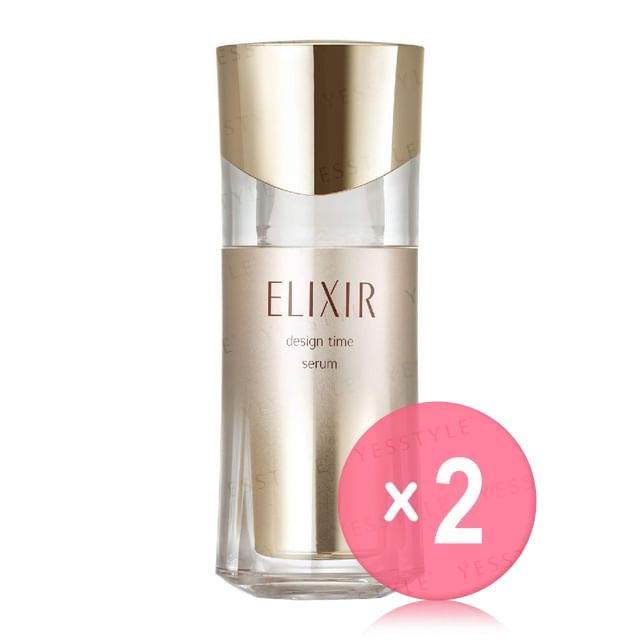 Shiseido-Elixir Skin Care By Age Design Time Serum 2pcs Bundle Set