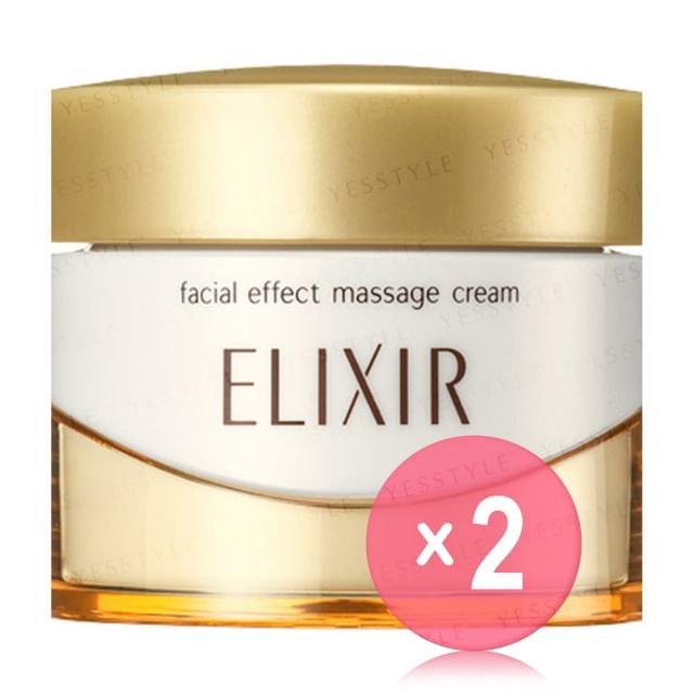 Shiseido-Elixir Superieur Face Effect Massage 2pcs Bundle Set