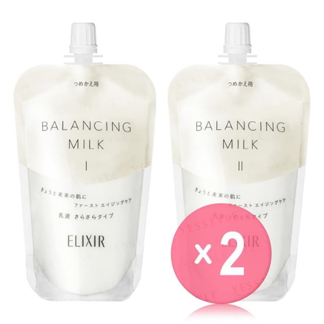 Shiseido-Elixir SuperieurBalancing Milk 2pcs Bundle Set