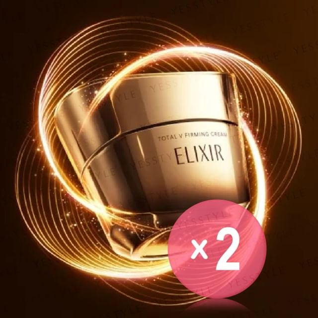Shiseido-Elixir Total V Firming Cream 2pcs Bundle Set
