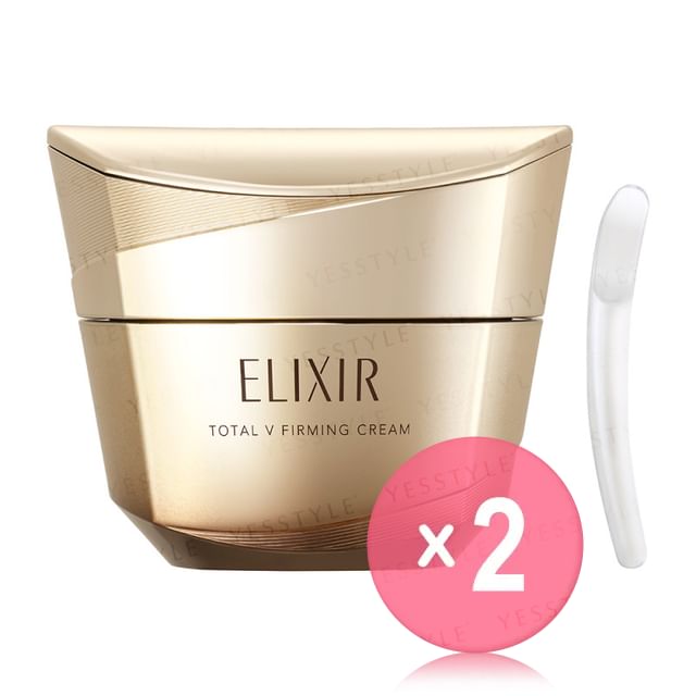 Shiseido-Elixir Total V Firming Cream ca 2pcs Bundle Set