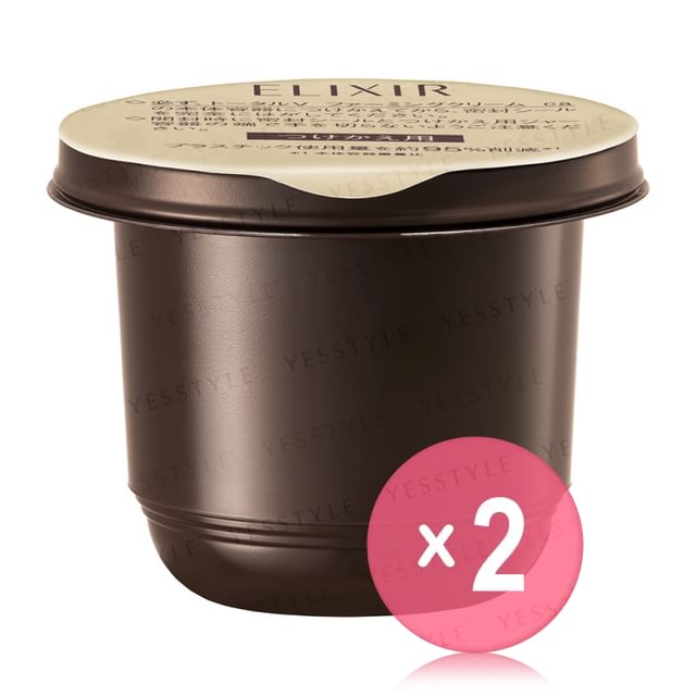 Shiseido-Elixir Total V Firming Cream ca Refill 2pcs Bundle Set