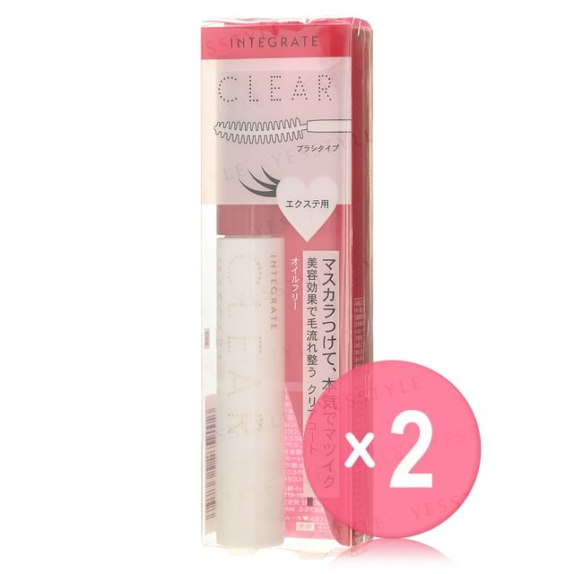 Shiseido-Integrate Clear Mascara 2pcs Bundle Set