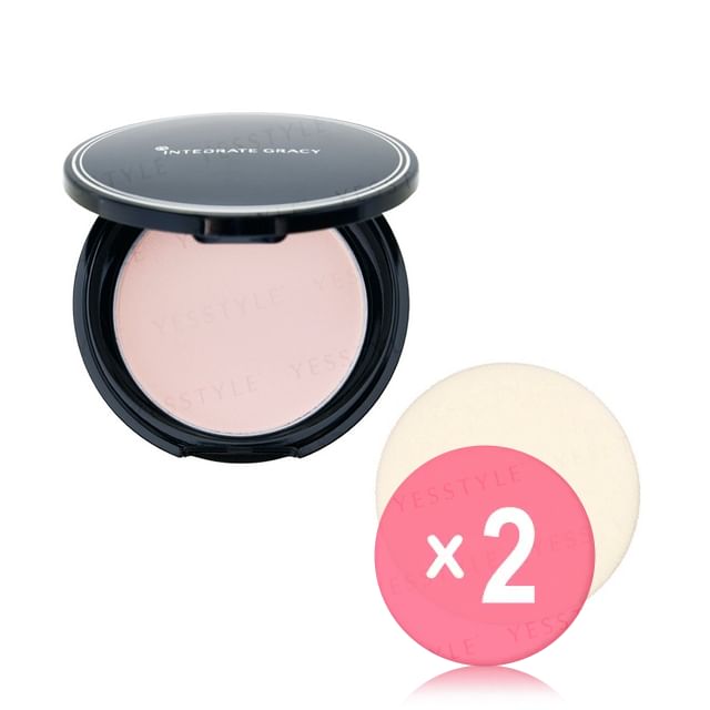 Shiseido-Integrate Gracy Pressed Powder SPF 10 PA 2pcs Bundle Set