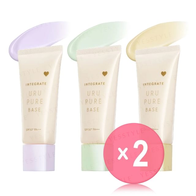 Shiseido-Integrate Uru Pure Base SPF 50 PA 2pcs Bundle Set