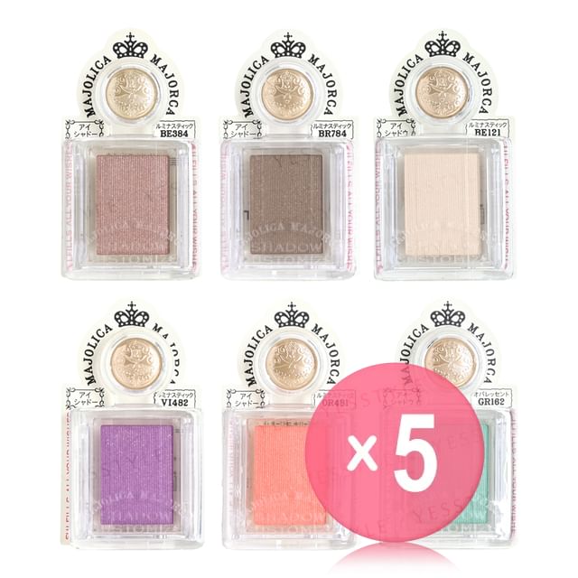 Shiseido-Majolica Majorca Eye Shadow Customize 5pcs Bundle Set