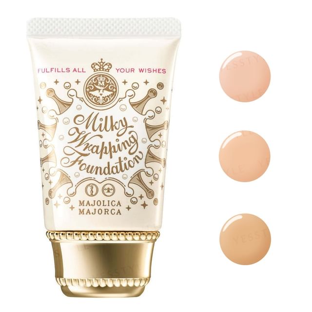 Shiseido-Majolica Majorca Milky Wrapping Foundation LSF 30 PA - Flüssig-Foundation