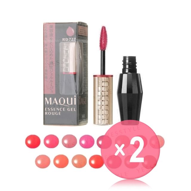 Shiseido-Maquillage Essence Gel Rouge 2pcs Bundle Set