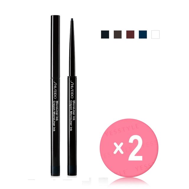 Shiseido-Microliner Ink Eyeliner 2pcs Bundle Set