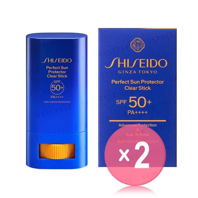 Shiseido-Perfect Sun Protector Clear Stick SPF 50 PA 2pcs Bundle Set