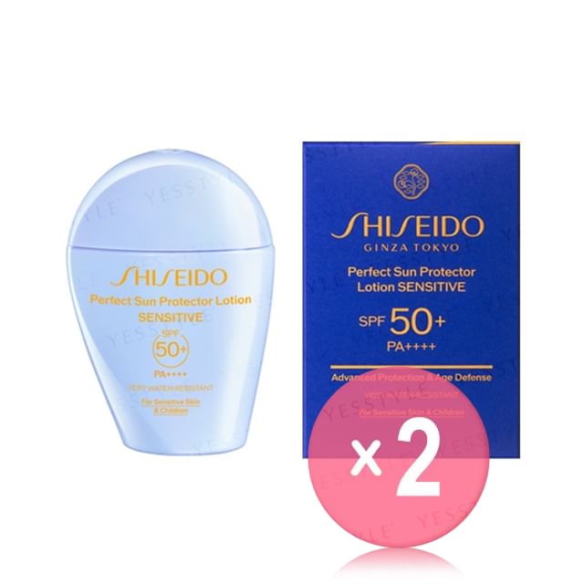 Shiseido-Perfect Sun Protector Lotion Sensitive SPF 50 PA 2pcs Bundle Set