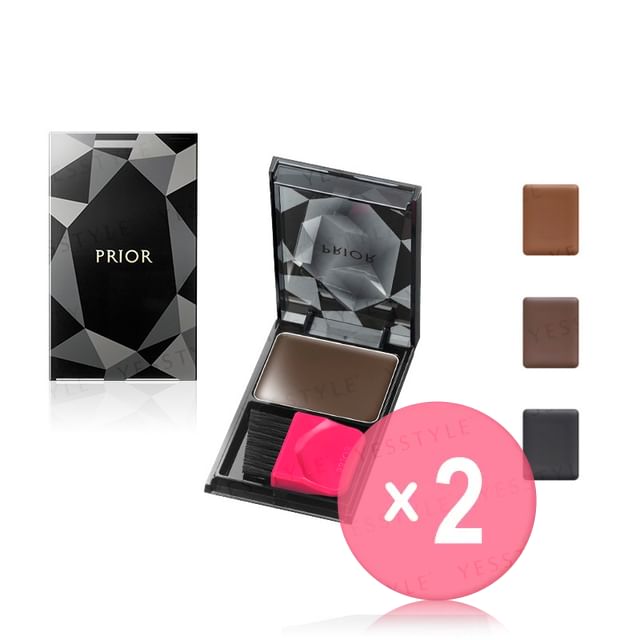 Shiseido-Prior Hair Foundation 2pcs Bundle Set