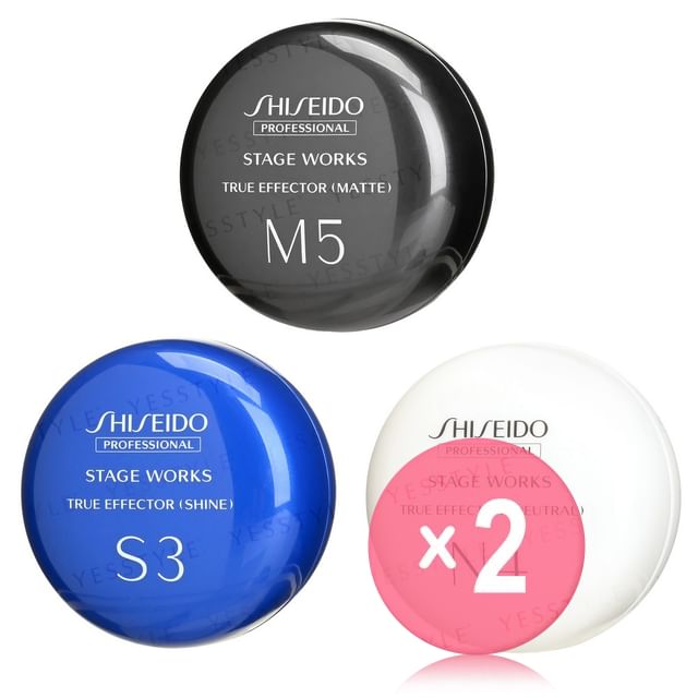 Shiseido Professional-Stage Works True Effector 2pcs Bundle Set