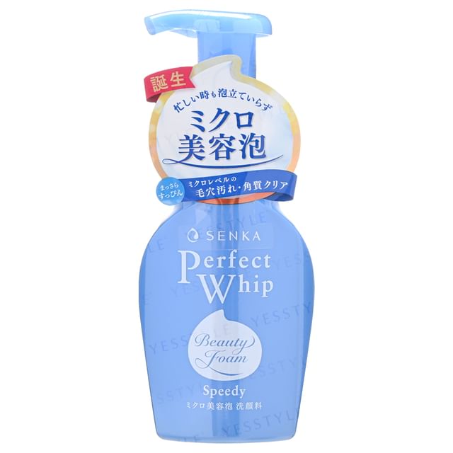 Shiseido-Senka Perfect Whip Szybki płyn do mycia twarzy