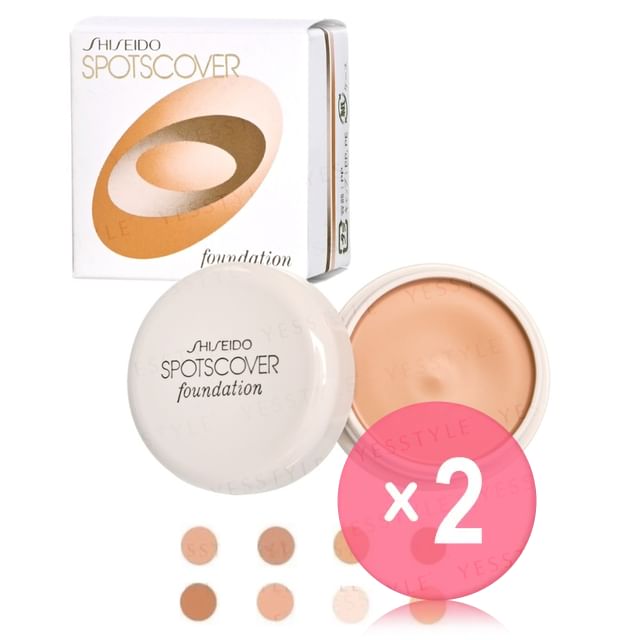 Shiseido-Spots Cover Foundation 2pcs Bundle Set