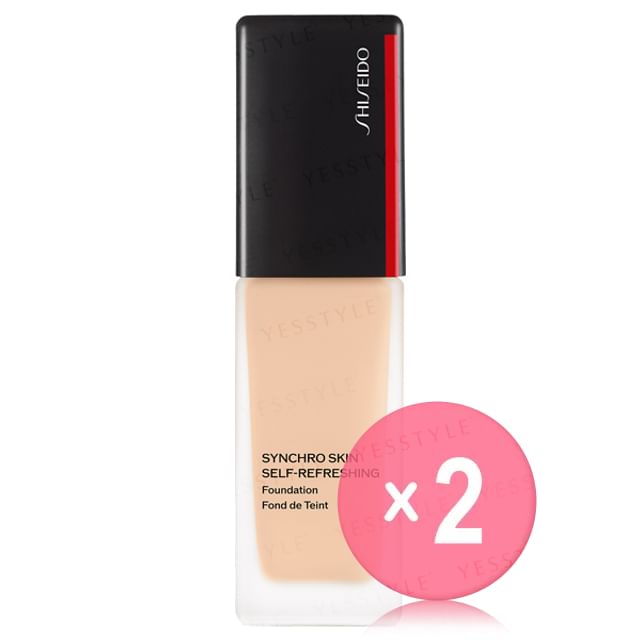Shiseido-Synchro Skin Self-Refreshing Foundation SPF 35 PA 2pcs Bundle Set