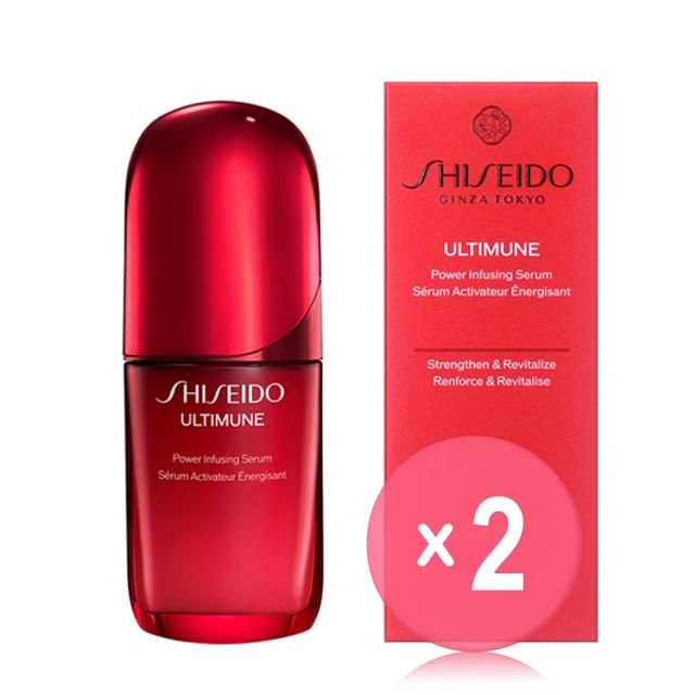 Shiseido-Ultimune Power Infusing Serum Medium 2pcs Bundle Set-50ml X 2 Pcs