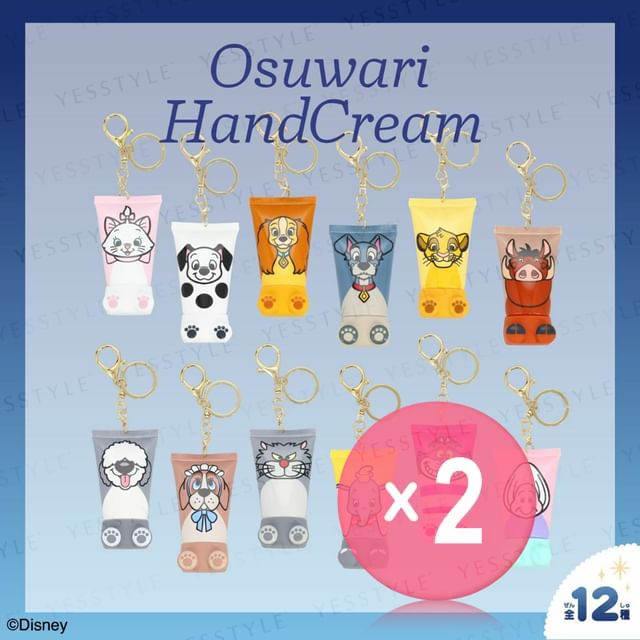 SHOBIDO-Disney Classics Osuwari Hand Cream 2pcs Bundle Set