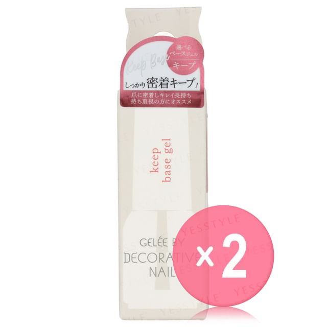 SHOBIDO-Gelee By Decorative Nail Keep Base Gel 2pcs Bundle Set