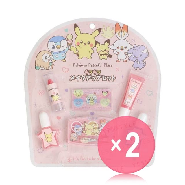 SHOBIDO-Pokemon Peaceful Place Sparkly Makeup Set 2pcs Bundle Set
