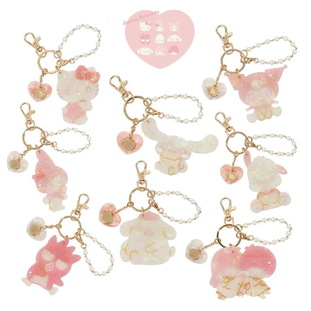 SHOBIDO-Porte-clés pour sac Sanrio Characters Collection Baby Pink