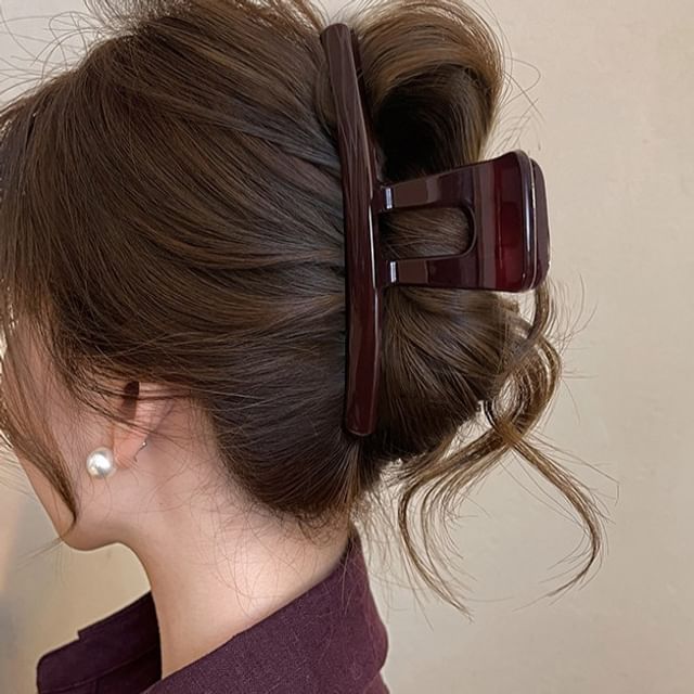 Show Mind-Plain Acrylic Hair Claw