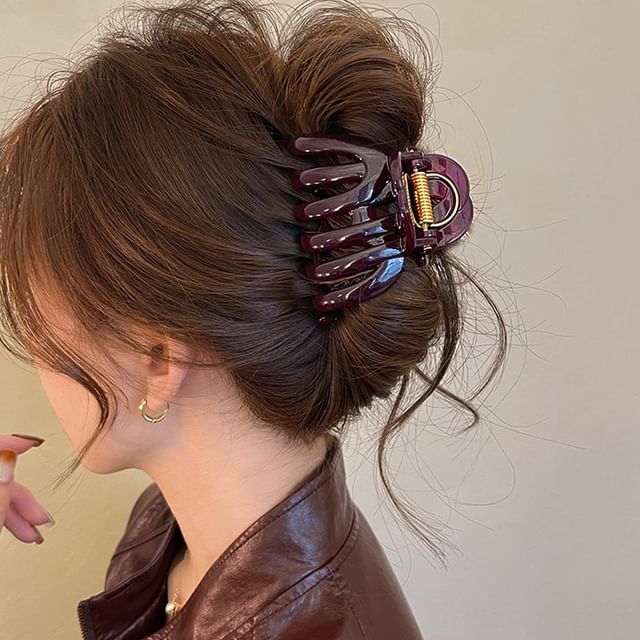Show Mind-Plain Acrylic Hair Claw