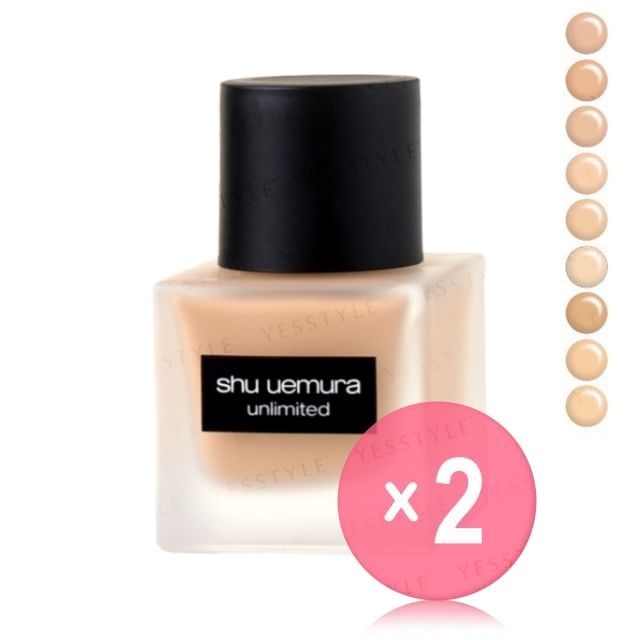 Shu Uemura-Unlimited Breathable Lasting Foundation 2pcs Bundle Set