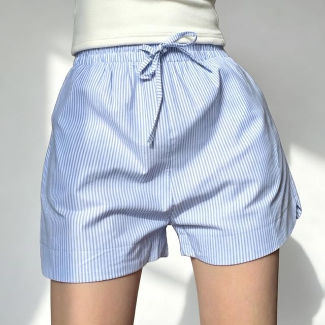Sinora-Elastic Waist Lounge Shorts