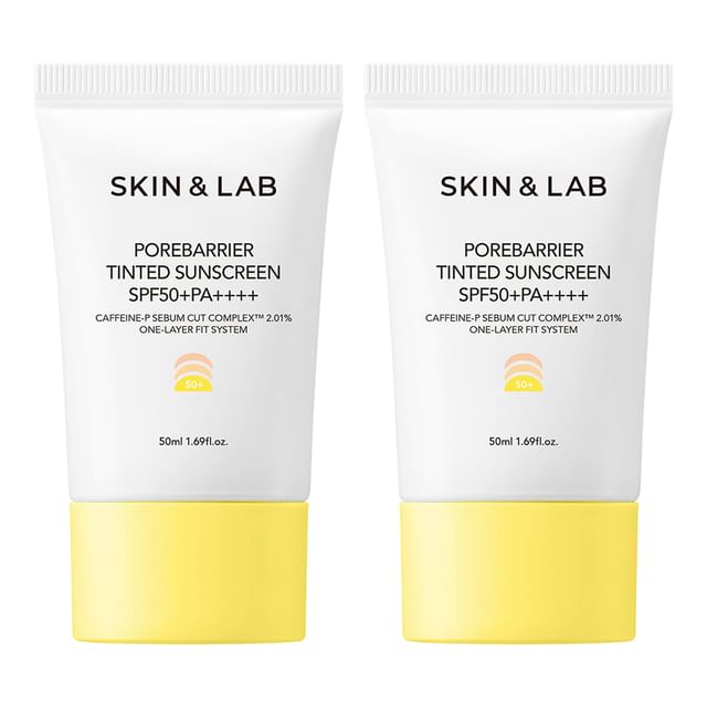 SKIN-LAB-Porebarrier Tinted Sunscreen Bundle Set