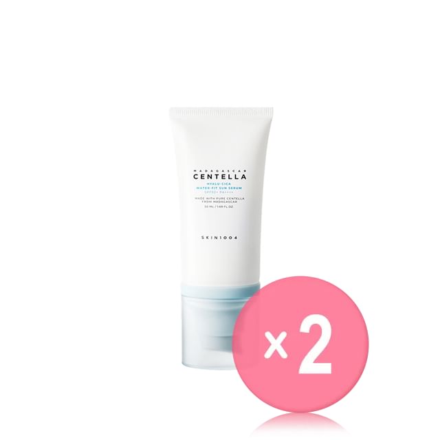 SKIN1004-Madagascar Centella Hyalu-Cica Water-Fit Sun Serum 2pcs Bundle Set - Crème solaire pack duo