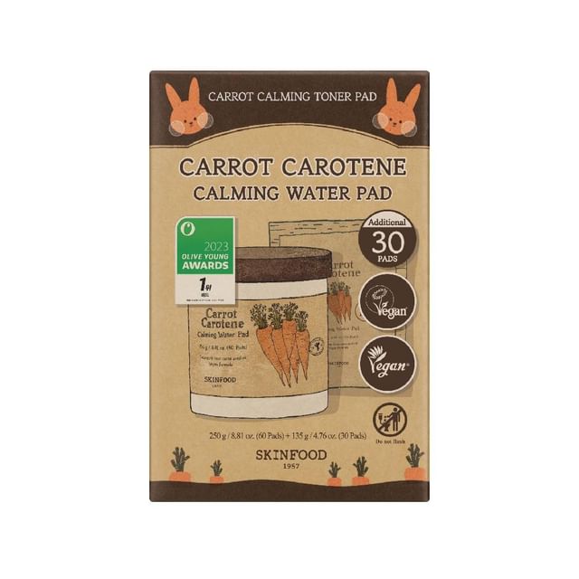 SKINFOOD-Set Especial Pads de Tónico Carrot Carotene Calming Water